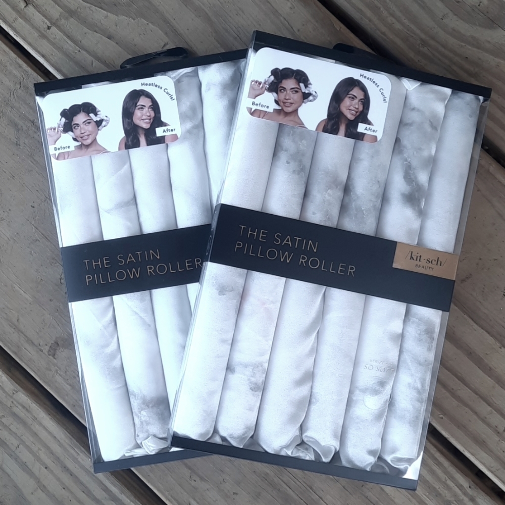 Satin pillow rollers